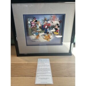 Disney "Fab 5" Cal Arts Studio - Created For Disney Company Team - Sericel COA